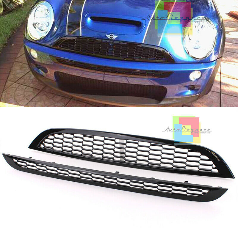 MINI COOPER R50 R53 2001 AL 2006 GRIGLIA ANTERIORE SPORT NERA NIDO D'APE