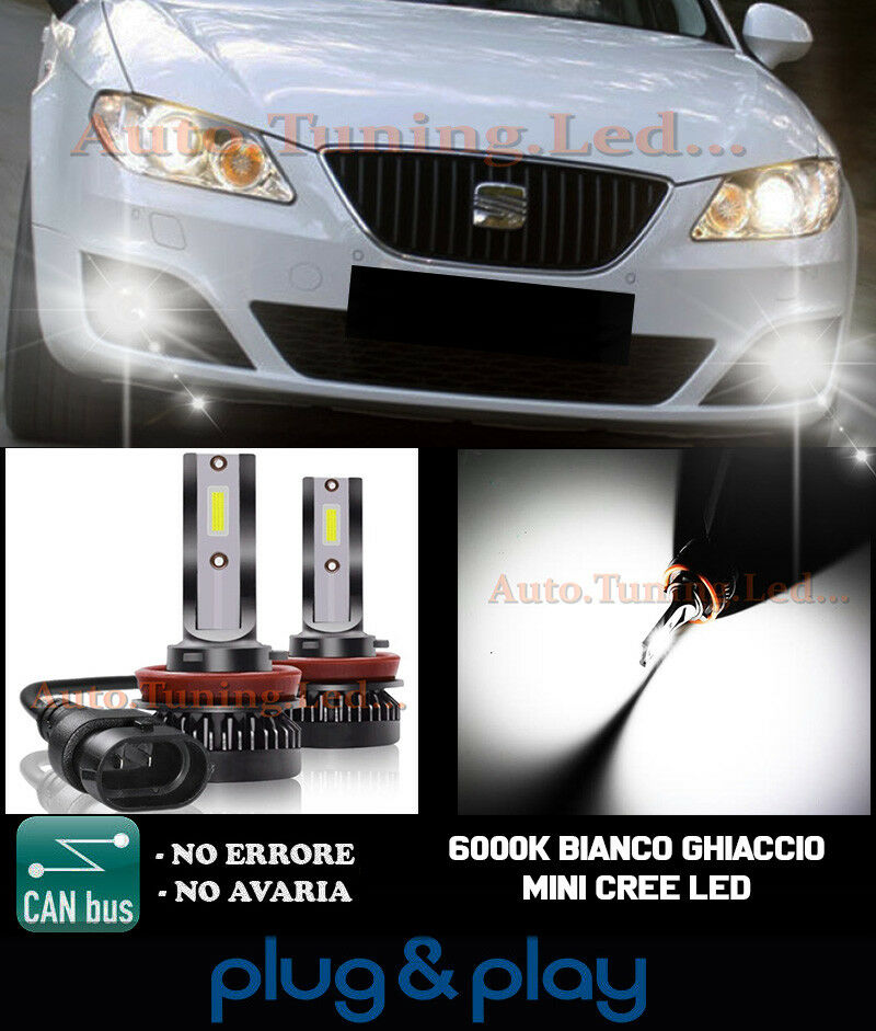 LAMPADE FENDINEBBIA A LED CREE SEAT EXEO CAMBUS BIANCO GHIACCIO 8000LM