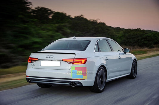 REAR BONNET SPOILER AUDI A4 B9 2015+ SEDAN TOP QUALITY ABS -