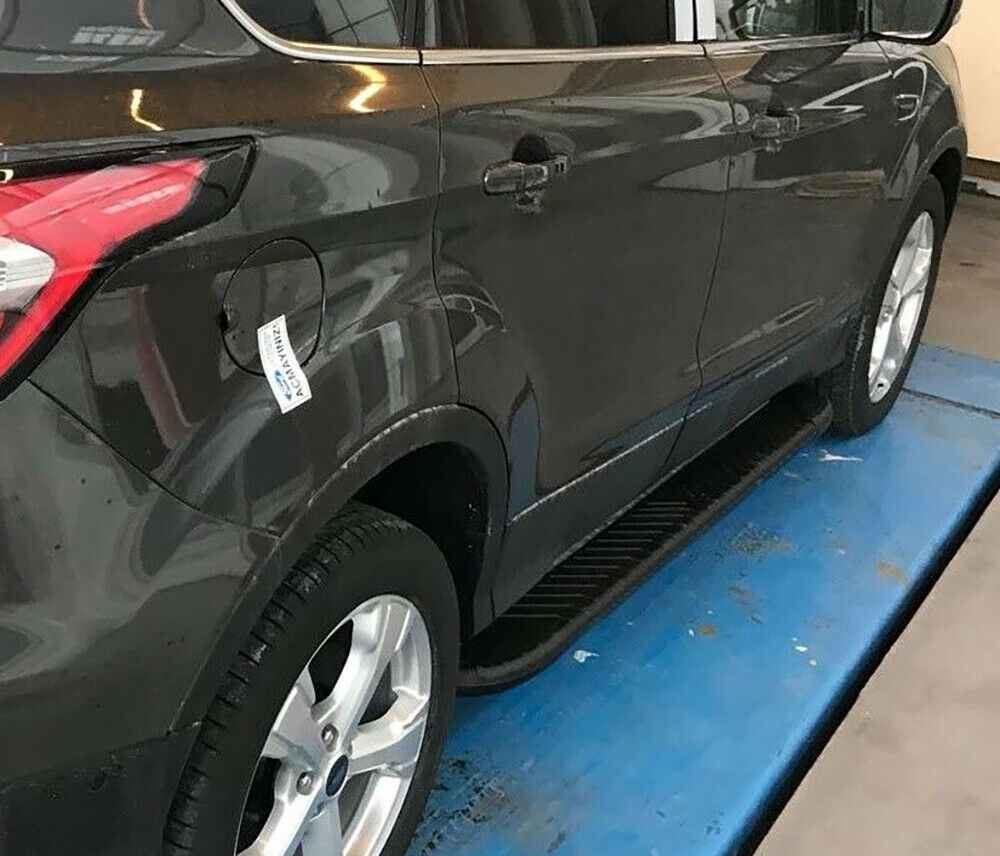 BLACK SIDE STEPS - RANGE ROVER SPORT 2005-2013 NON-SLIP DOOR PADS