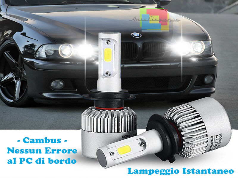 BMW 5 SERIES E39 00-04 LED HIGH BEAM LAMPS INSTANT FLASH 6000K ---