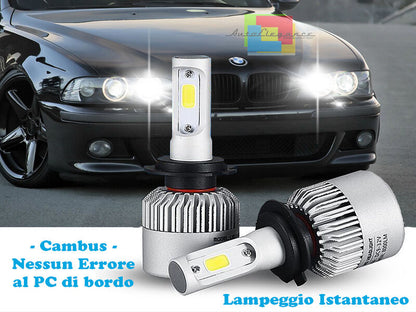 BMW 5 SERIES E39 00-04 LED HIGH BEAM LAMPS INSTANT FLASH 6000K ---