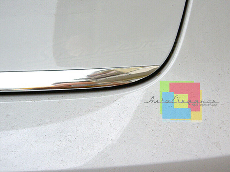 AUDI A6 4G C7 AVANT 2012 IN POI BARRA CROMATA MADANATURA POSTERIORE ADESIVE AUTOELEGANCERICAMBI