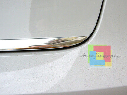 AUDI A6 4G C7 AVANT 2012 IN POI BARRA CROMATA MADANATURA POSTERIORE ADESIVE AUTOELEGANCERICAMBI