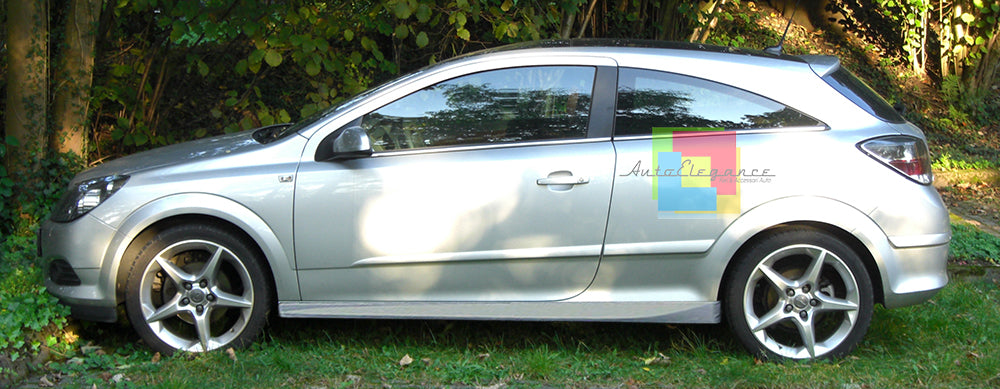 SIDE SKIRTS OPEL ASTRA H 05-10 GTC 3 DOORS UNDER DOOR SPOILER ABS 0074