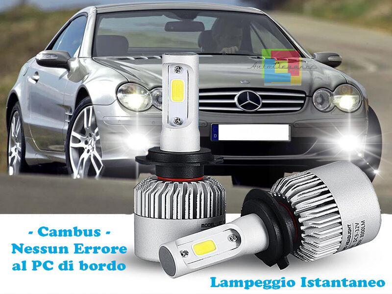LAMPADE FENDINEBBIA A LED CREE MERCEDES SL R230 CAMBUS BIANCO GHIACCIO