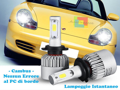 LAMPADE ABBAGLIANTI LED PORSCHE BOXSTER 986 96-04 ISTANTANEO CREE