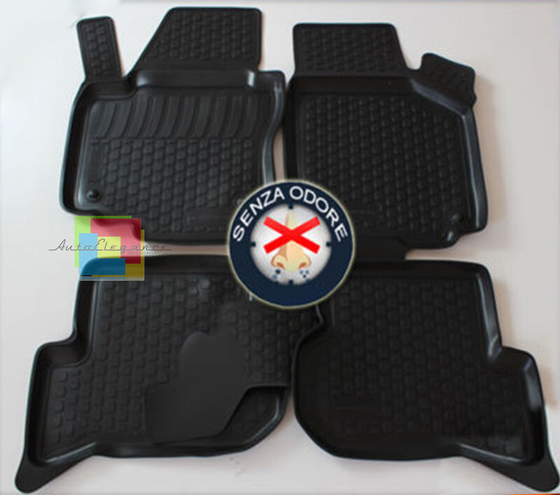 VW GOLF PLUS 2004-2012 SET TAPPETINI AUTO IN GOMMA - TAPPETI TOP QUALITA -