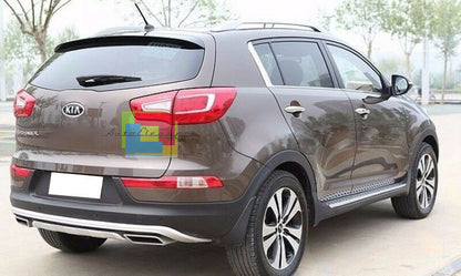 SPOILER SOTTO PARAURTI ANTERIORE + POSTERIORE PER KIA SPORTAGE 2010-2015 IN ABS