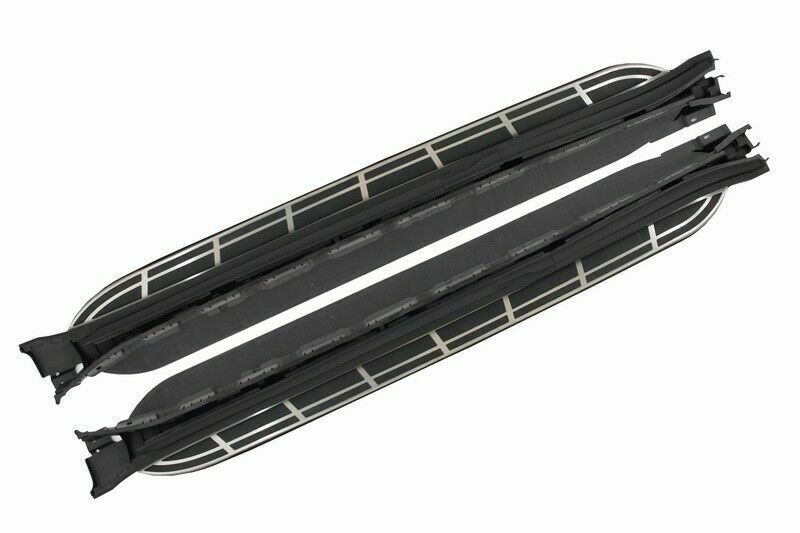 PEDANE LATERALI PORSCHE MACAN 2014+ SOTTOPORTA ANTISCIVOLO TOP QUALITA ALLUMINIO