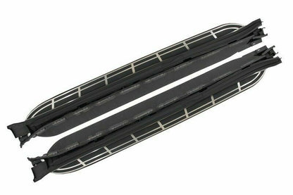 PEDANE LATERALI PORSCHE MACAN 2014+ SOTTOPORTA ANTISCIVOLO TOP QUALITA ALLUMINIO