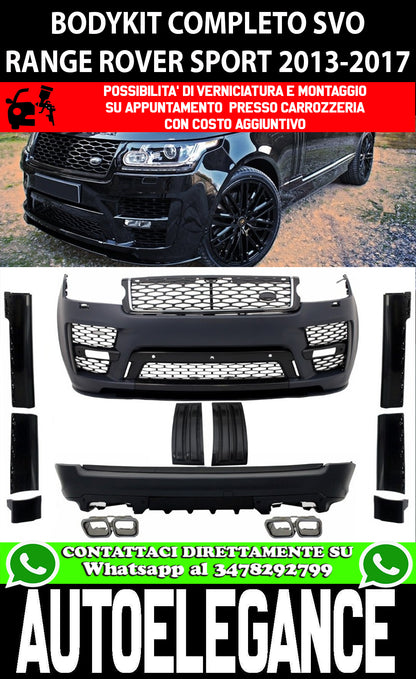 RANGE ROVER SPORT 2013-2017 BODYKIT COMPLETO SVR DESIGN IN ABS
