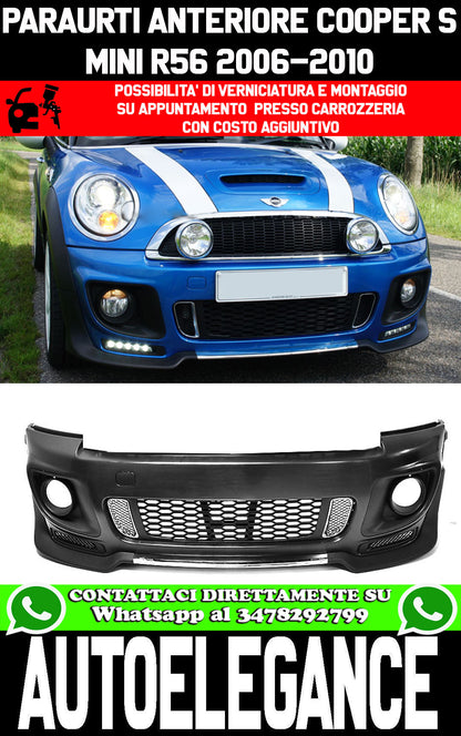 MINI COOPER R56 2006-2010 FRONT BUMPER COOPER S LOOK IN ABS