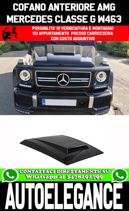 MERCEDES CLASSE G W463 COFANO ANTERIORE CON PRESE D'ARIA LOOK AMG