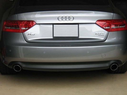 AUDI A5 CABRIO 2008-2016 COPPIA TERMINALI DI SCARICO CROMATI ACCIAIO INOX SLINE AUTOELEGANCERICAMBI