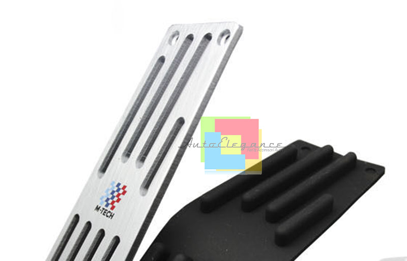 MTECH MANUAL GEARBOX PEDALS BMW 3 SERIES E90 E91 - STAINLESS STEEL NON-SLIP RUBBER BLACK