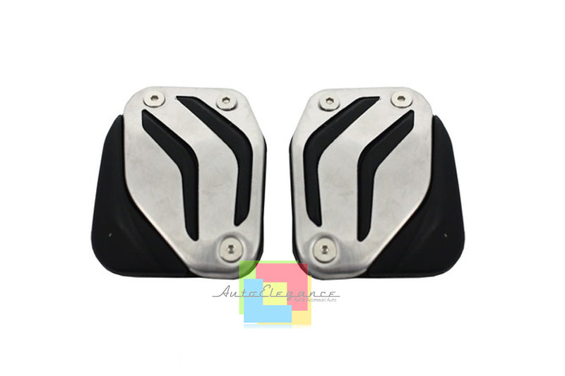 PEDALIERA CAMBIO MANUALE BMW SERIE 3 E46 - INOX GOMMA ANTISCIVOLO NERO