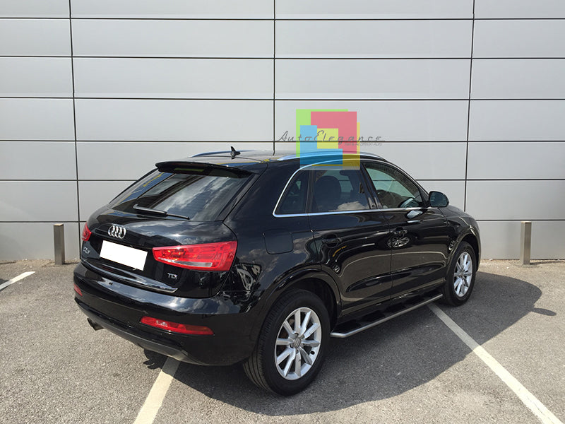 PEDANE LATERALI SOTTO PORTA AUDI Q3 8U 2011+ LOOK SPORTIVO - ACCIAIO INOX