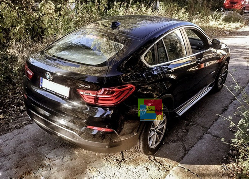 PEDANE LATERALI BMW X4 F26 2014+ SOTTO PORTA TOP QUALITA&apos; ALLUMINIO