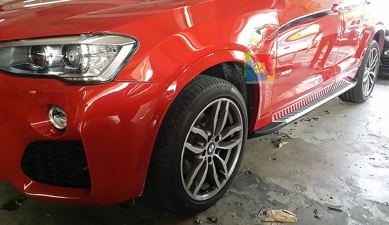 PEDANE LATERALI BMW X4 F26 2014+ SOTTO PORTA TOP QUALITA&apos; ALLUMINIO