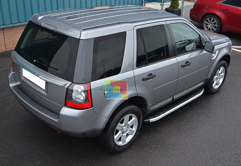 PEDANE LATERALI PER LAND ROVER FREELANDER 2 2006-2014 - SOTTO PORTA ACCIAIO INOX