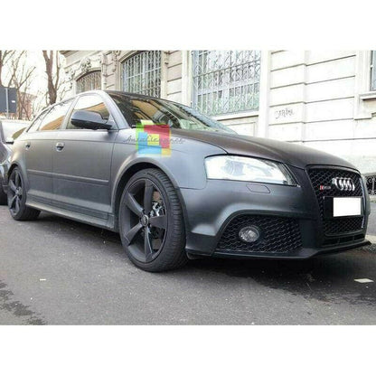 SPORT FRONT BUMPER AUDI A3 8P 2008-2013 LIFT LOOK RS3 HONEYCOMB ABS