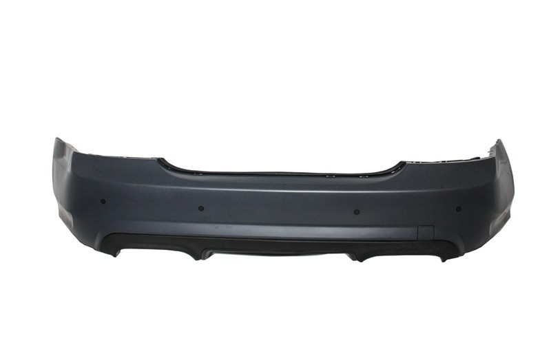 Paraurti posteriore adatto per MERCEDES W221 Classe S (2005-2010) Design con terminali di scarico