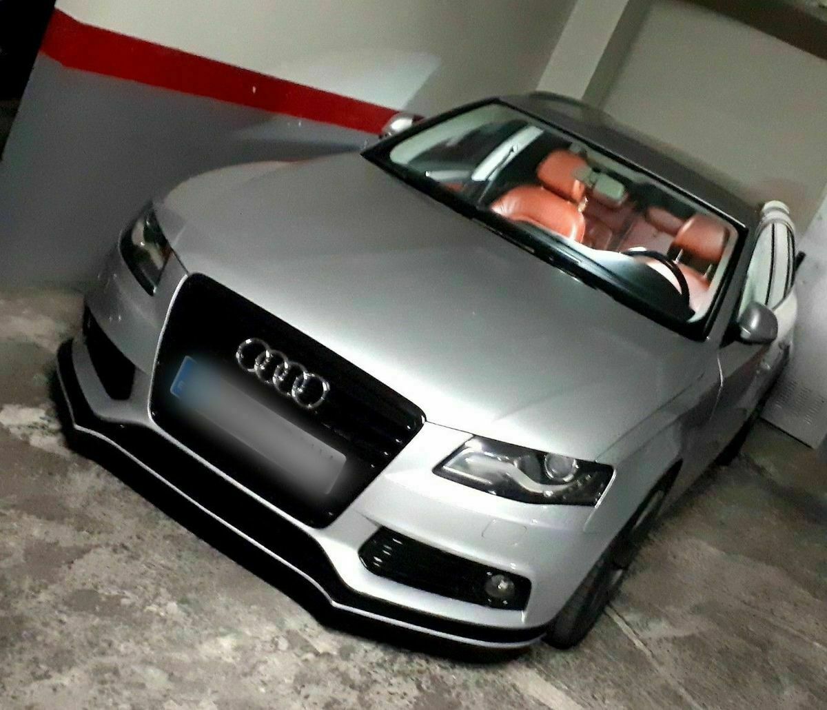 UNDER BUMPER AUDI A4 8K B8 AVANT SALOON 2007-2012 FRONT SPLITTER RS4 S4