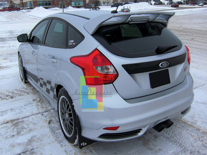 FORD FOCUS III MK3 2011+ REAR DIFFUSER UNDER BUMPER RS LOOK TUNING