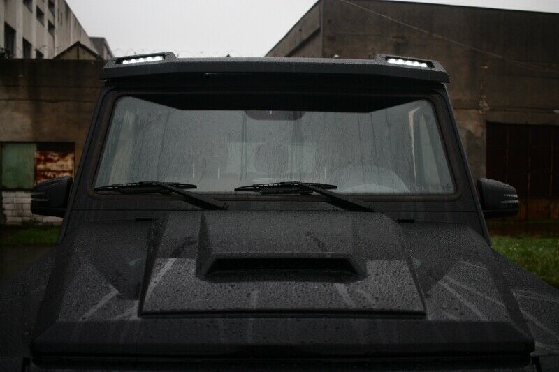 FRONT ROOF SPOILER FOR MERCEDES G W463 AMG DESIGN ADDITIONAL LED LIGHTS