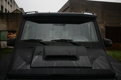 FRONT ROOF SPOILER FOR MERCEDES G W463 AMG DESIGN ADDITIONAL LED LIGHTS