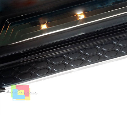 PEDANE LATERALI RENAULT KADJAR 2015+ SOTTO PORTA ACCIAIO INOX E PVC - LOOK SPORT