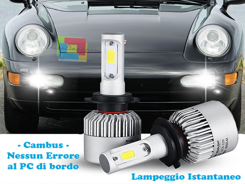 LAMPADE FENDINEBBIA A LED PORSCHE 911 CABRIO 993 94-97 CAMBUS BIANCO CREE