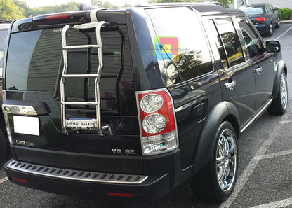 PIASTRA ACCIAIO INOX LAND ROVER DISCOVERY 3 / 4 2004-2016 PORTELLONE POSTERIORE