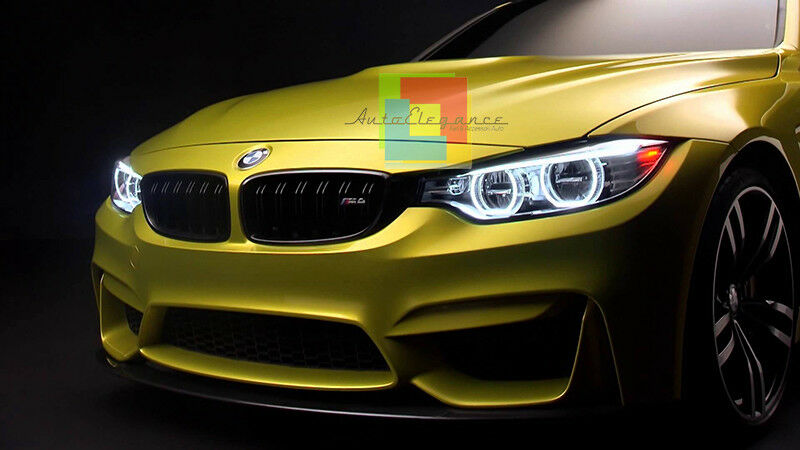GRIGLIE ANTERIORI DOPPIA FASCIA M4 NERE - MASCHERINE BMW SERIE 4 F32 COUPE 2013+