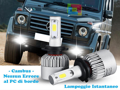 LAMPADE FENDINEBBIA A LED CREE MERCEDES CLASSE G W463 CAMBUS BIANCO GHIACCIO