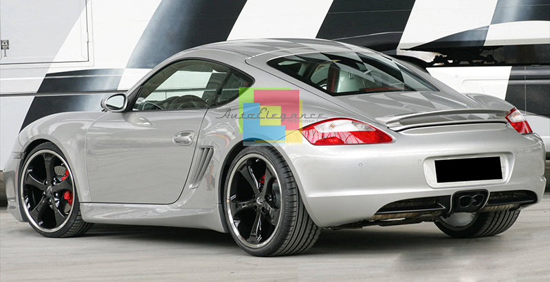 SPOILER POSTERIORE SUL COFANO PORSCHE CAYMAN 987 LOOK SPORTIVO