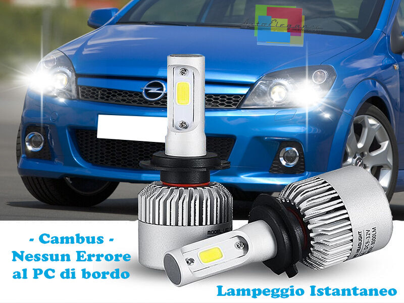 LED LOW BEAM LAMPS OPEL ASTRA H 04-10 INSTANT 6000K CREE