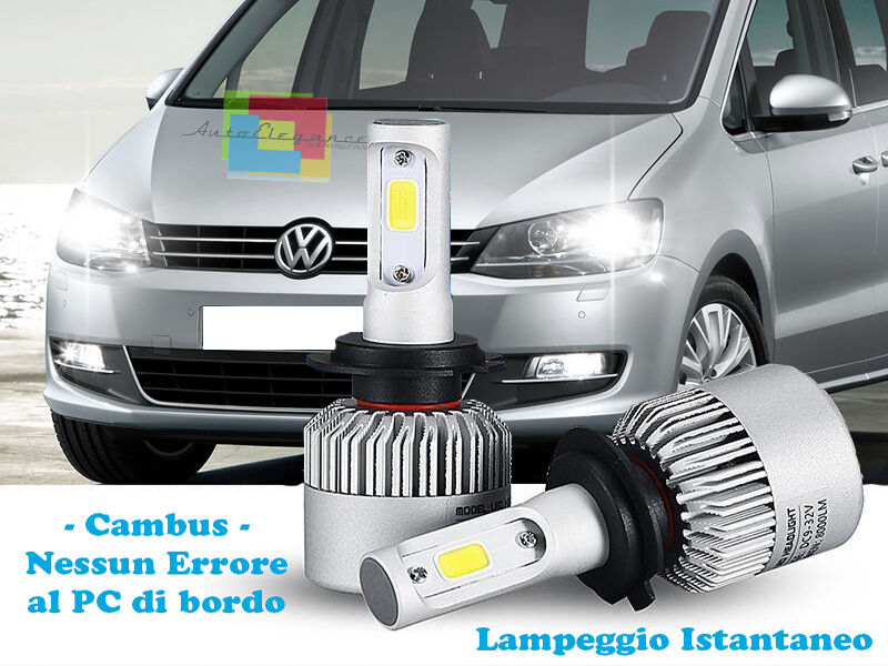 LED LOW BEAM LAMPS VW SHARAN 2010+ INSTANT 6000K CREE