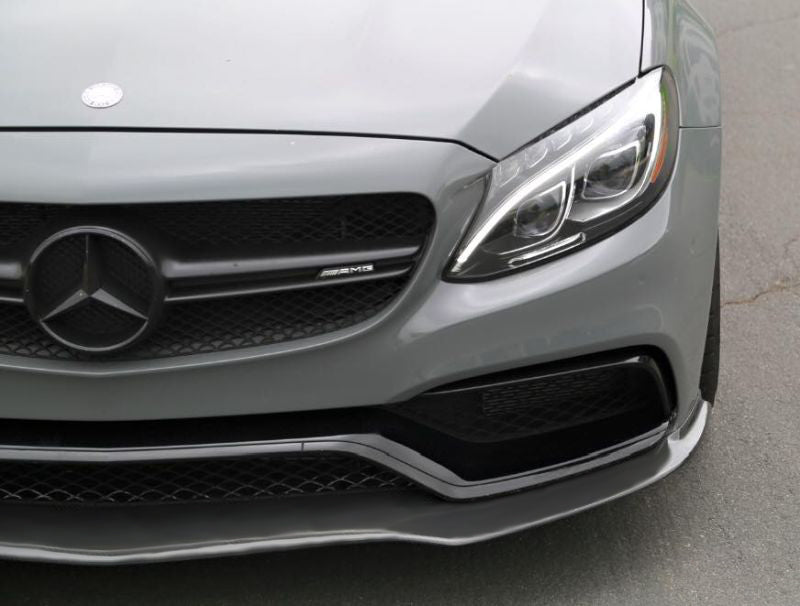 UNDER FRONT BUMPER MERCEDES C W205 S205 C63 SPLITTER ABS 0026