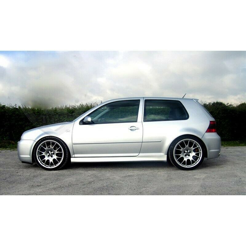 VW GOLF 4 IV 3 PORTE MINIGONNE LATERALI SOTTO PORTA RS ABS / PLASTIC LOOK R32