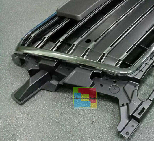 GRIGLIA ANTERIORE AUDI Q5 2012-2017 LIFT CALANDRA SQ5 PLATINO PROFILI CROMATI