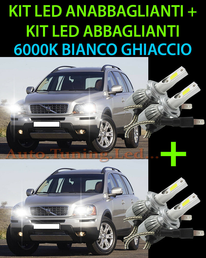 KIT LED LAMPADE ABBAGLIANTI & ANABBAGLIANTI PER VOLVO XC90 2002-2014 -.