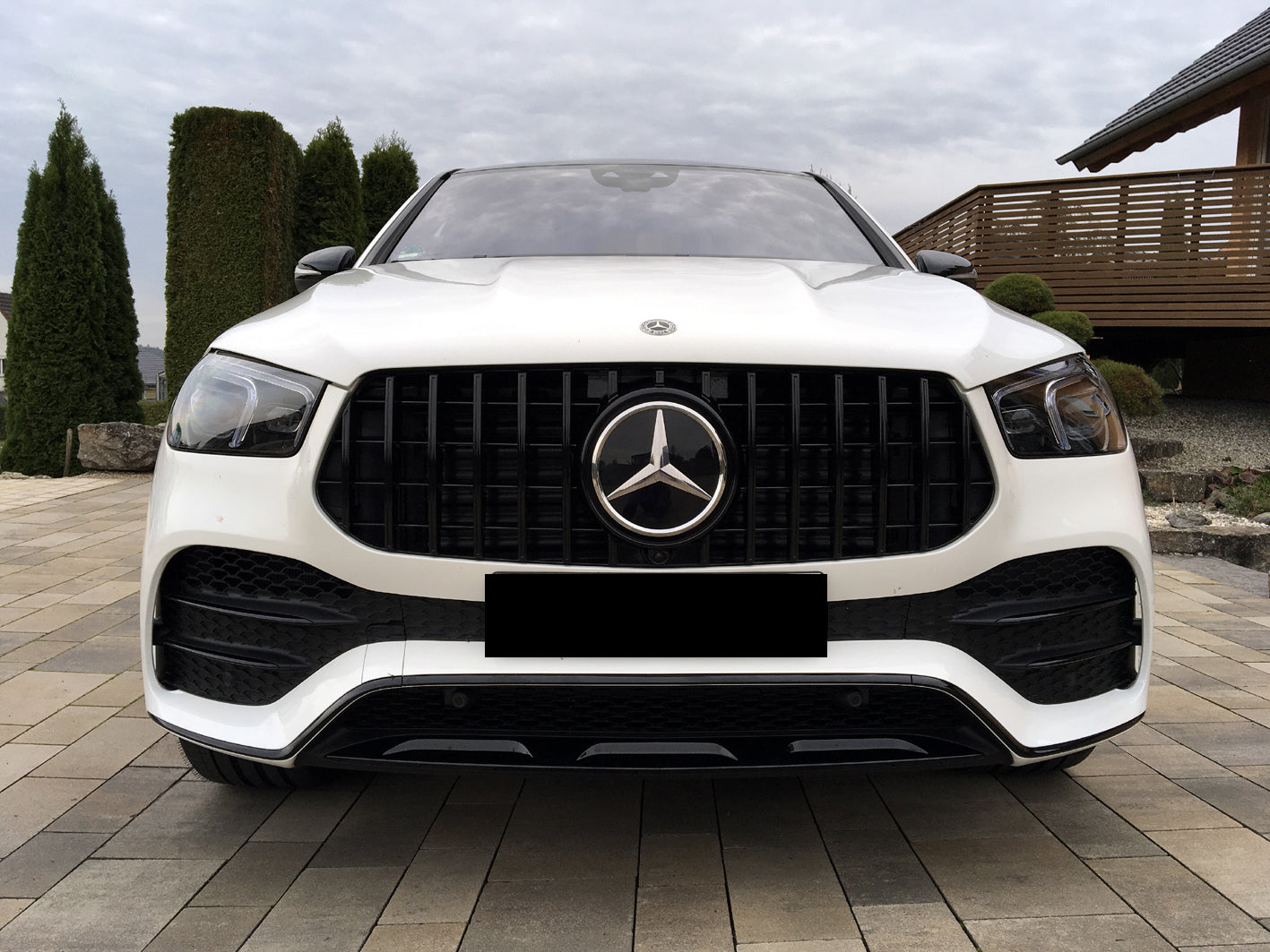 MERCEDES GLE AMG C167 W167 2019+ GRIGLIA ANTERIORE NERA LOOK AMG