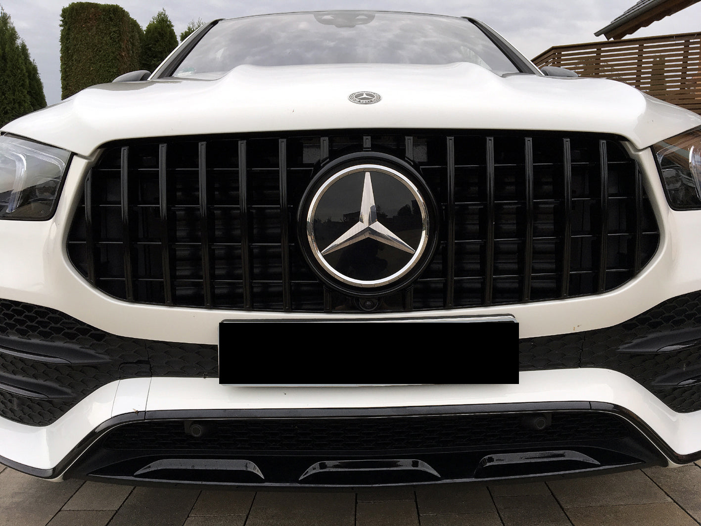 MERCEDES GLE AMG C167 W167 2019+ GRIGLIA ANTERIORE NERA LOOK AMG