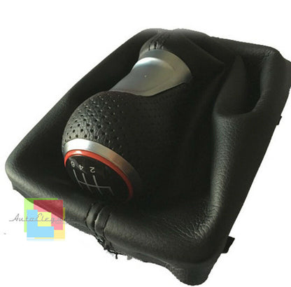 POMELLO CAMBIO MANUALE AUDI A5 S5 2007-2012 6 MARCE IN CUOIO SLINE LOOK