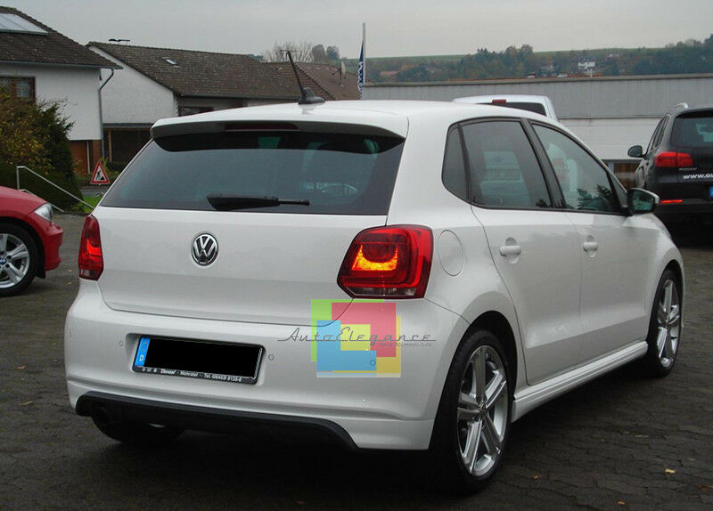 ALETTONE VW POLO 6R 2009+ SPOILER POSTERIORE SUL TETTO LOOK R LINE - NON PER GTI AUTOELEGANCERICAMBI