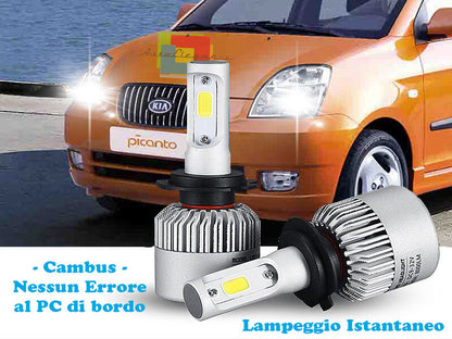 LAMPADE ABBAGLIANTI ANABBAGLIANTI LED KIA PICANTO 04-11 ISTANTANEO CREE