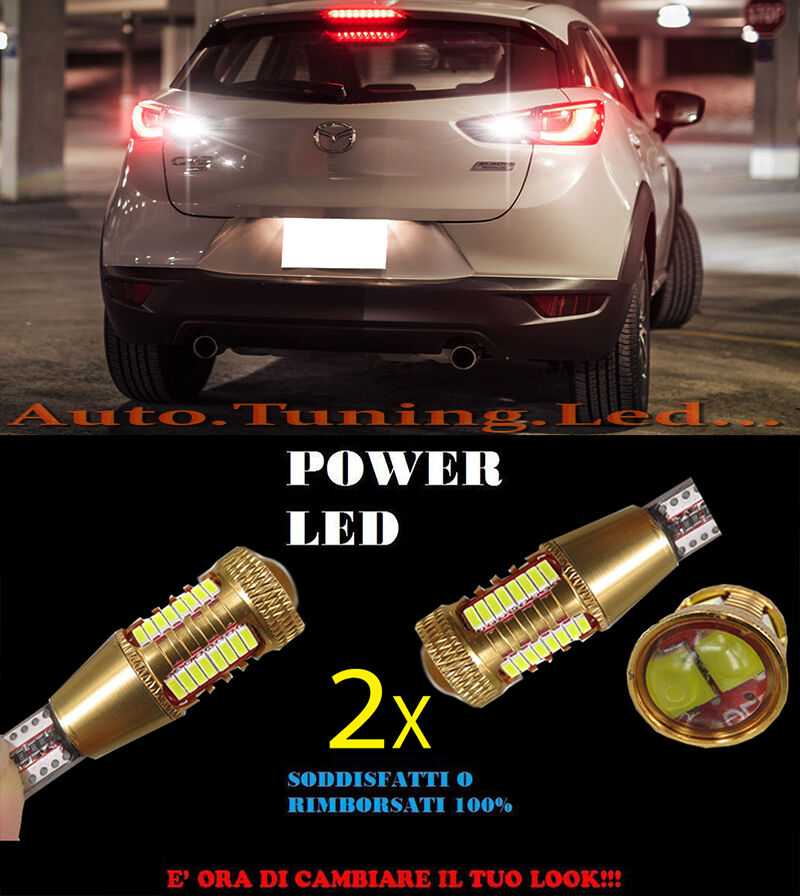 MAZDA CX-3 LAMPADE RETROMARCIA LED T15 W16W SUPER QUALITA NO ERROR