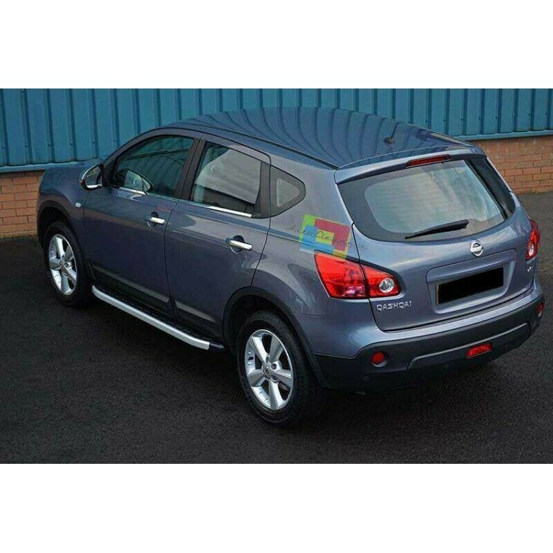 PEDANE LATERALI NISSAN QASHQAI 2007-2013 SOTTO PORTA ANTISCIVOLO .-.
